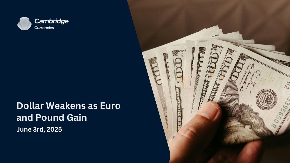 Dollar Weakens as Euro and Pound Gain
