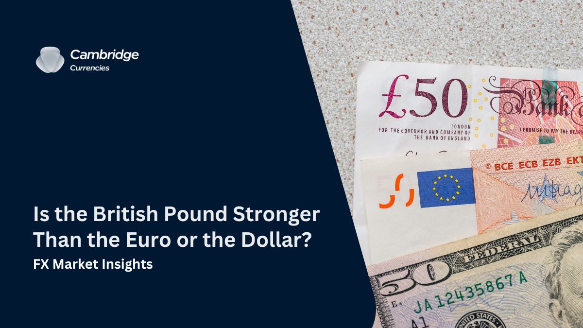 Is the Pound Stronger Than the Dollar or Euro in 2025? Live Exchange Rate  Trends
