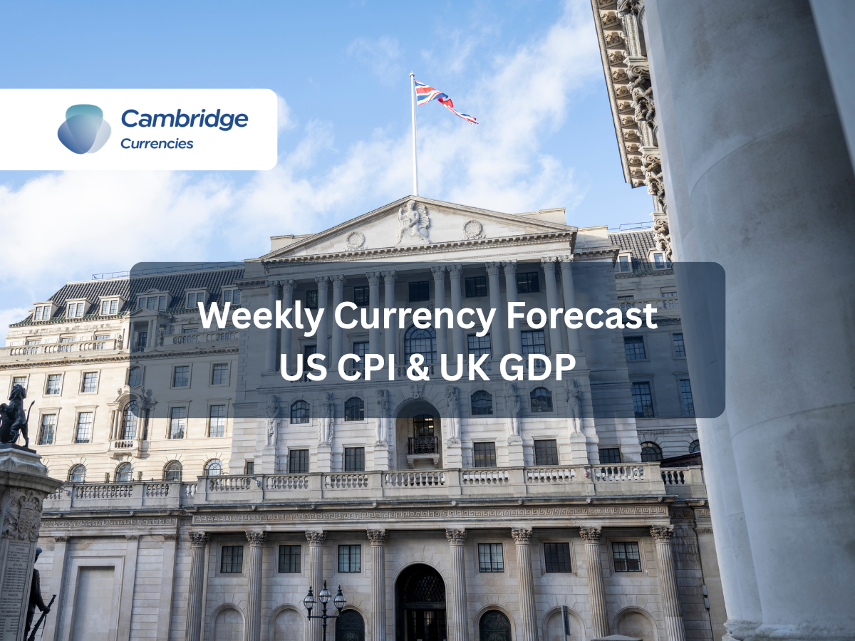 Weekly Currency Forecast: 11–15 May 2026 | US CPI & UK GDP
