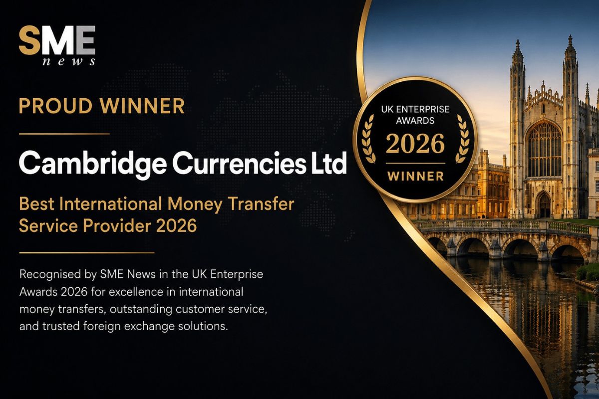 Cambridge Currencies Wins Best International Money Transfer Service Provider 2026